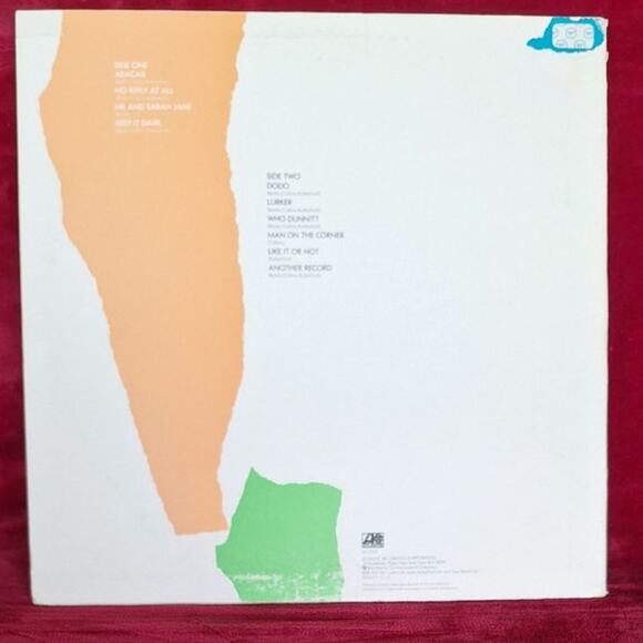 Original 1981 Genesis Abacab vinyl LP- VG/VG+ plays excellent- Atlantic Records - Picture 6 of 10